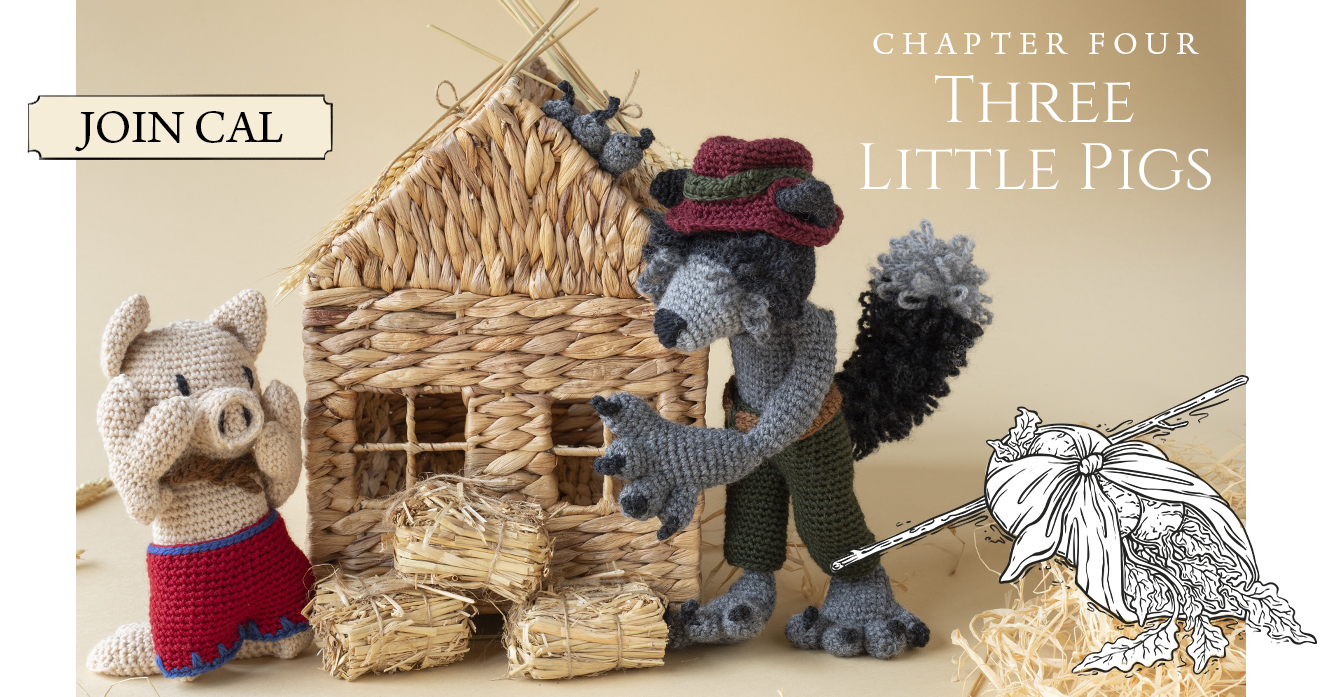 Animal Fables three little pigs crochet animal patterns fairy tales toft